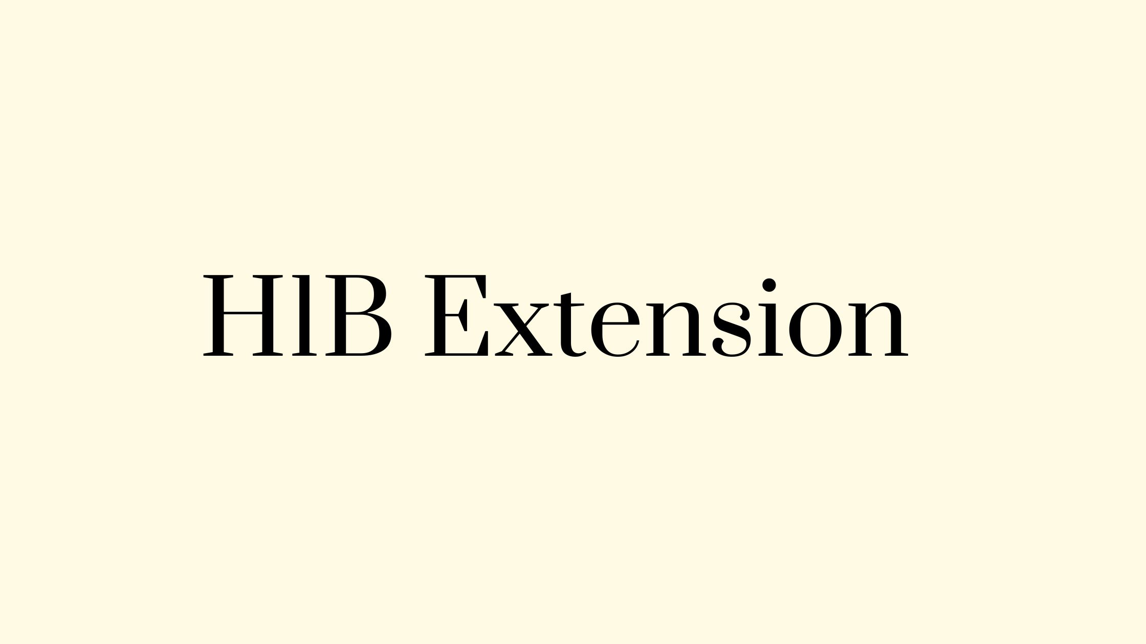 H1B Extension