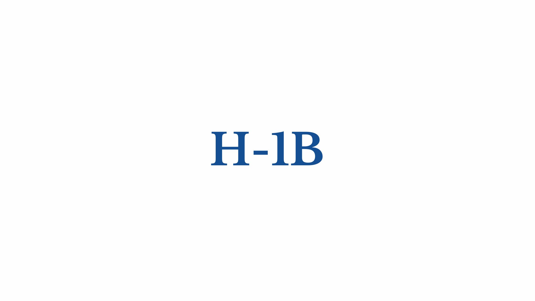 H-1B