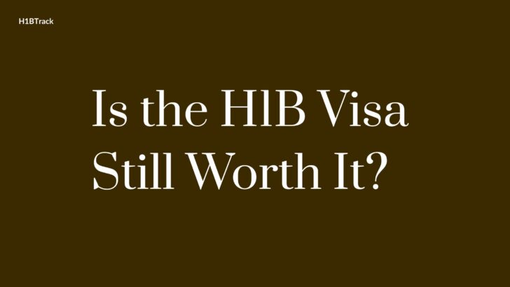 H1B visa worth it